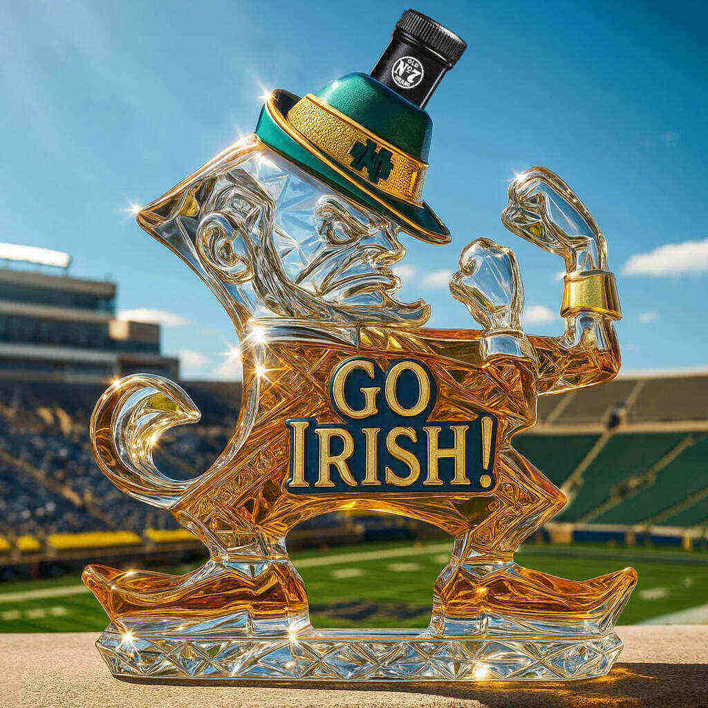 Notre Dame Fighting Irish Whiskey bottle