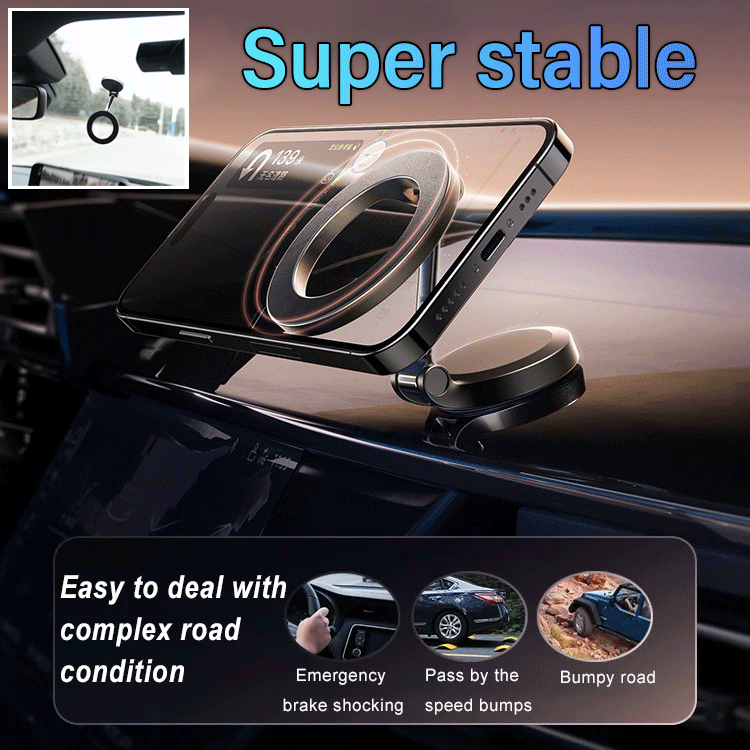 (🔥Last Day Promotion-SAVE 50% OFF)German imported magnetic car phone holder-BUY 2 GET 10% OFF & FREE SHIPPING!