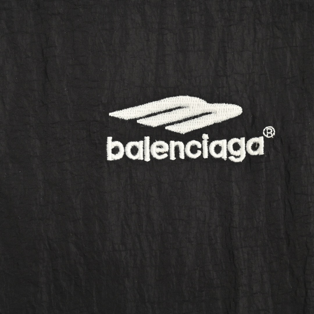 Balenciaga 24Fw small logo embroidered suit trousers