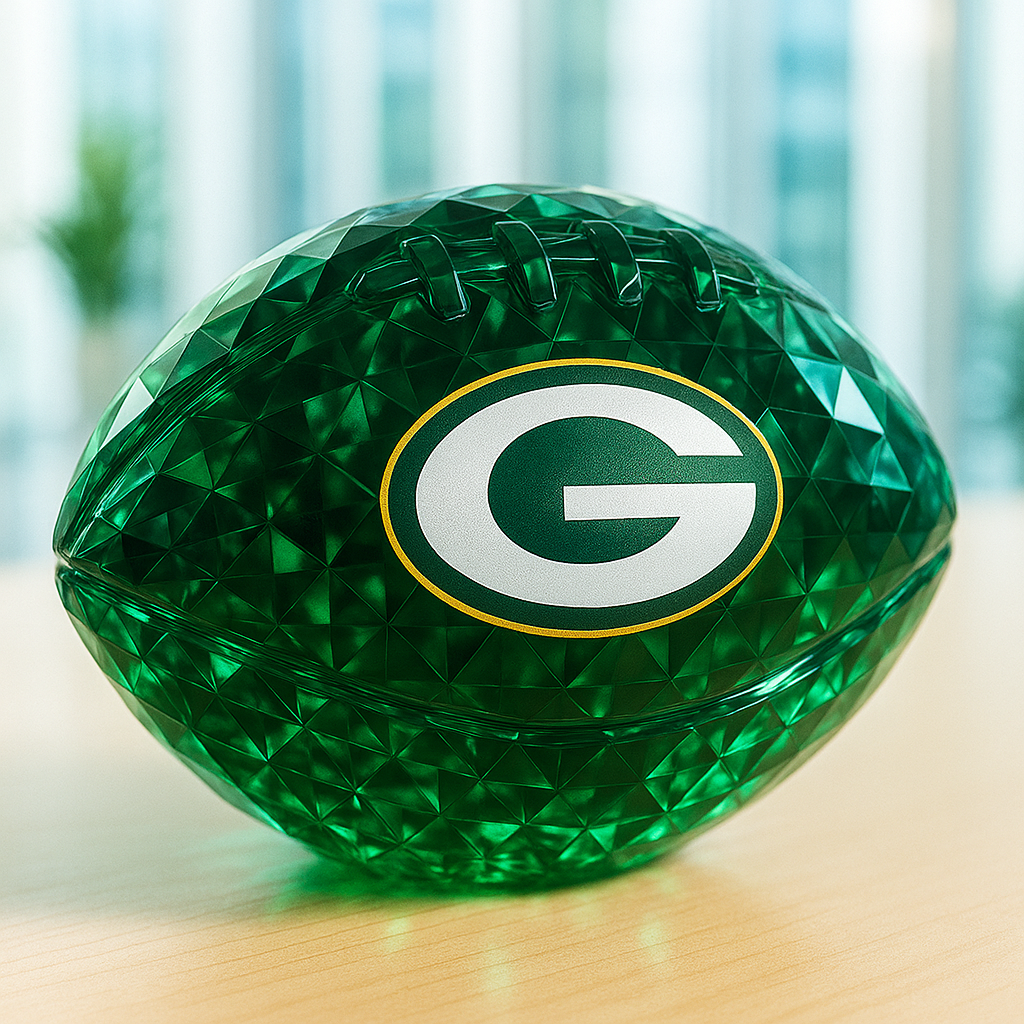NFL Crystal Football Sculpture