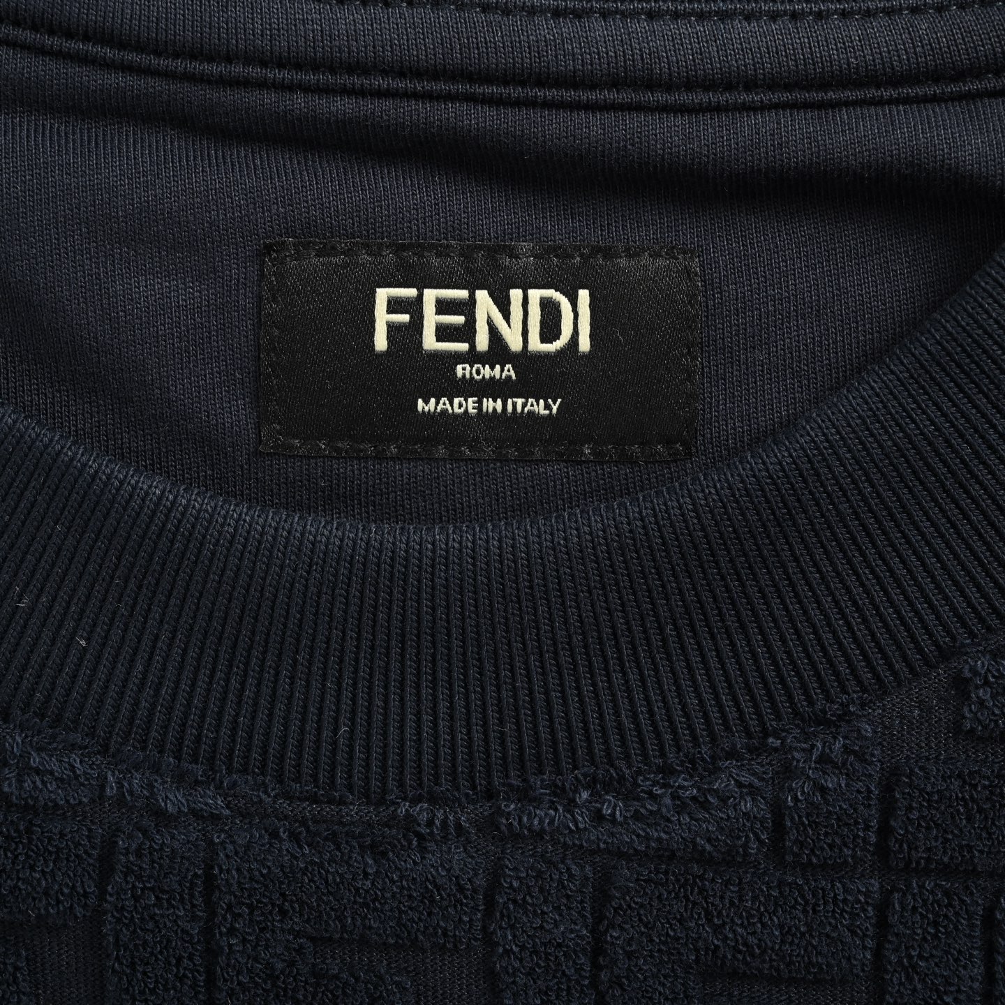 Fendi 25ss FF embossed jacquard towel short sleeves