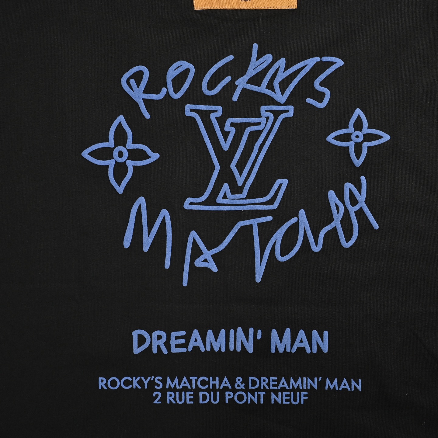 Louis Vuitton 25ss Dreamer Graffiti Slogan Print Short Sleeve