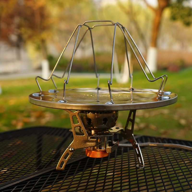 Camping Toaster for Gas Stove – 4-Slice Stainless Steel Stovetop Bread Toast Rack