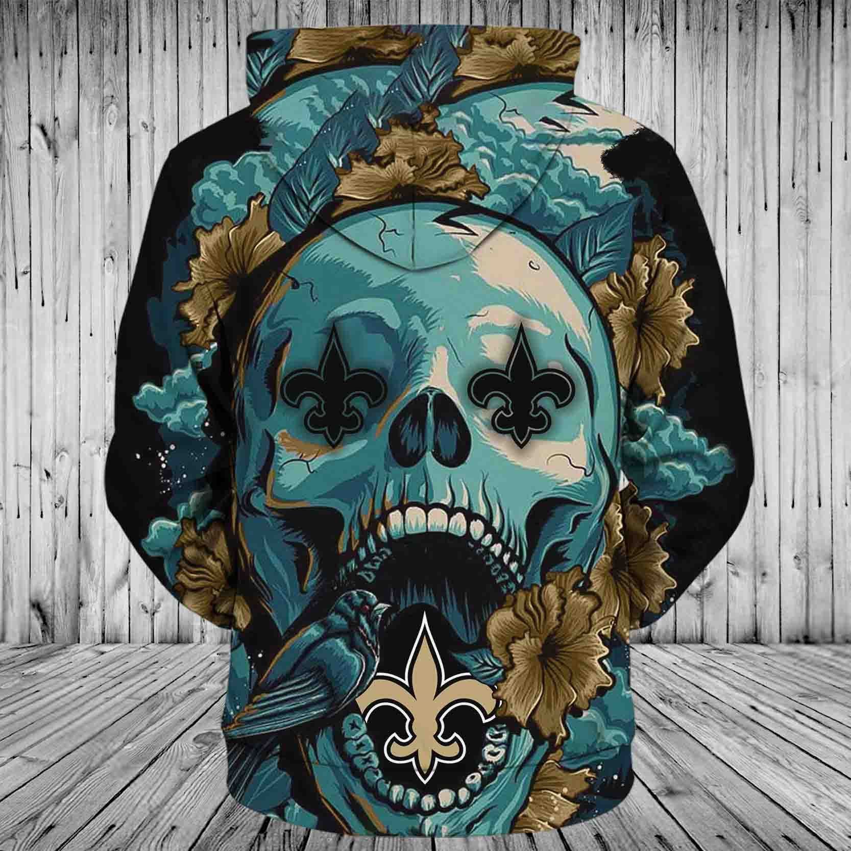 SAINTS HOODIE 3D FLOWER17