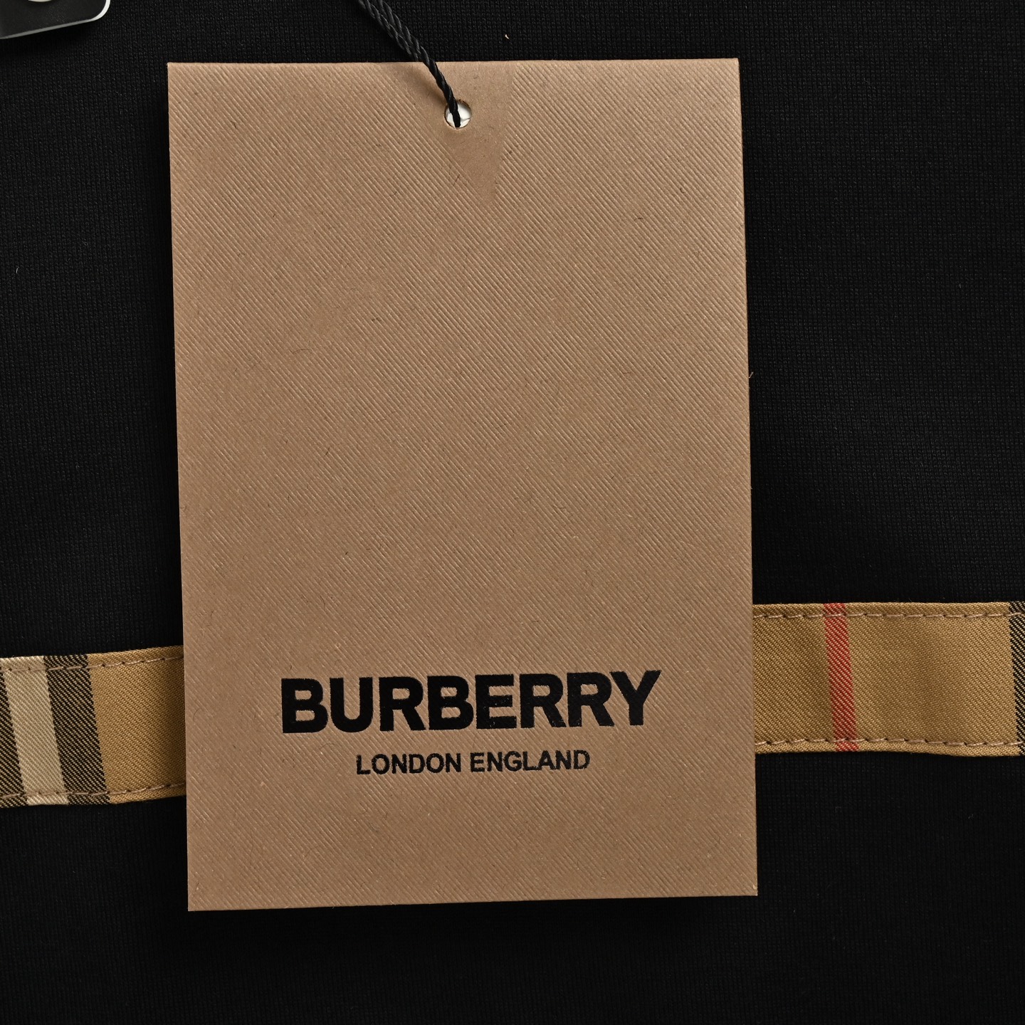 Burberry Checked Ribbon Short Sleeves