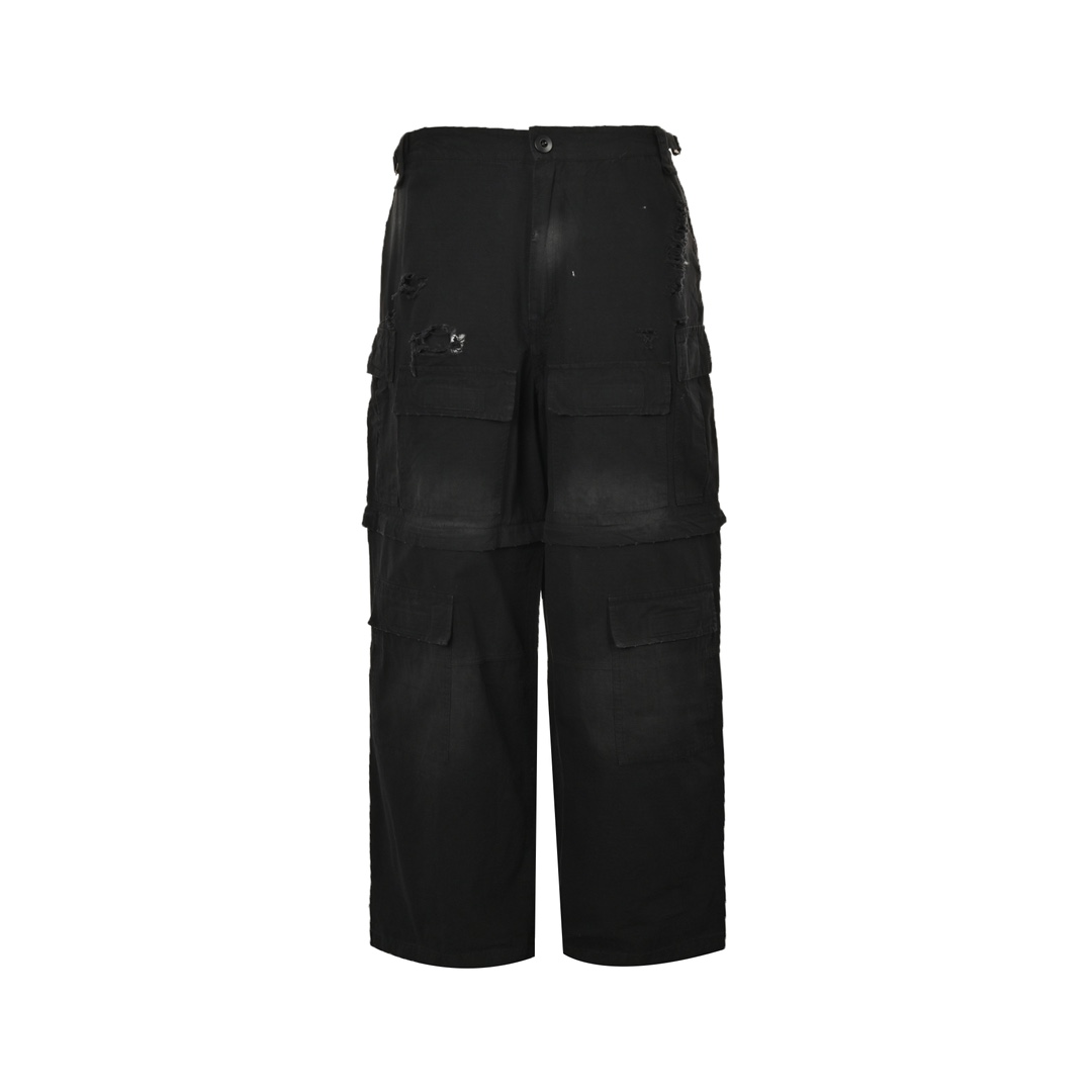 Balenciaga 23Fw detachable cargo overalls