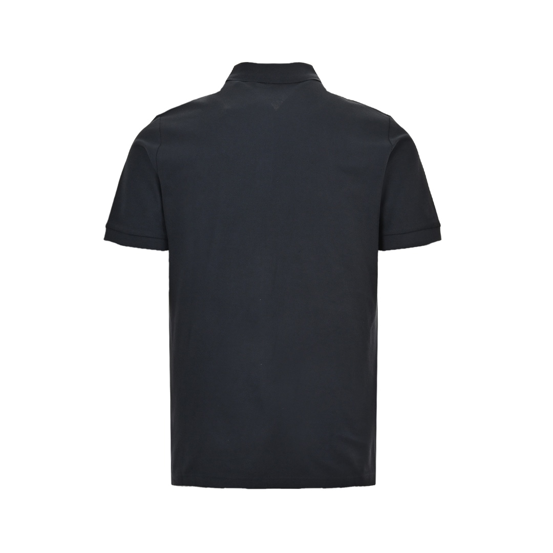 Prada 24ss hem logo triangle logo Polo short sleeve