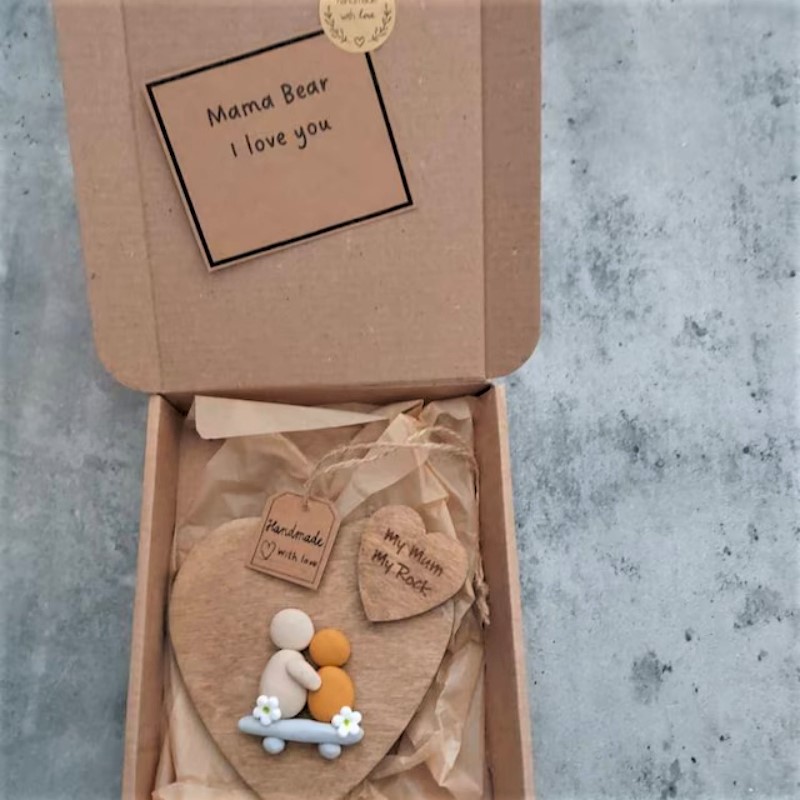 Gift for Mum, wooden hanging ornament