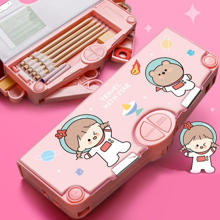 (🔥Last Day Promotion-SAVE 50% OFF)🌟2023 New Upgrade Multifunctional Stationery Box-BUY 2 GET FREE SHIPPING!