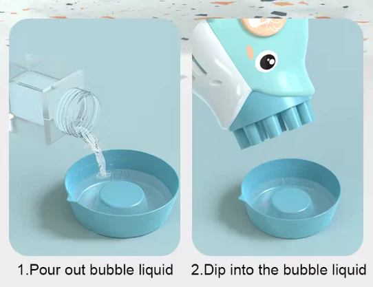 Dolphin Bubble Blaster Gun