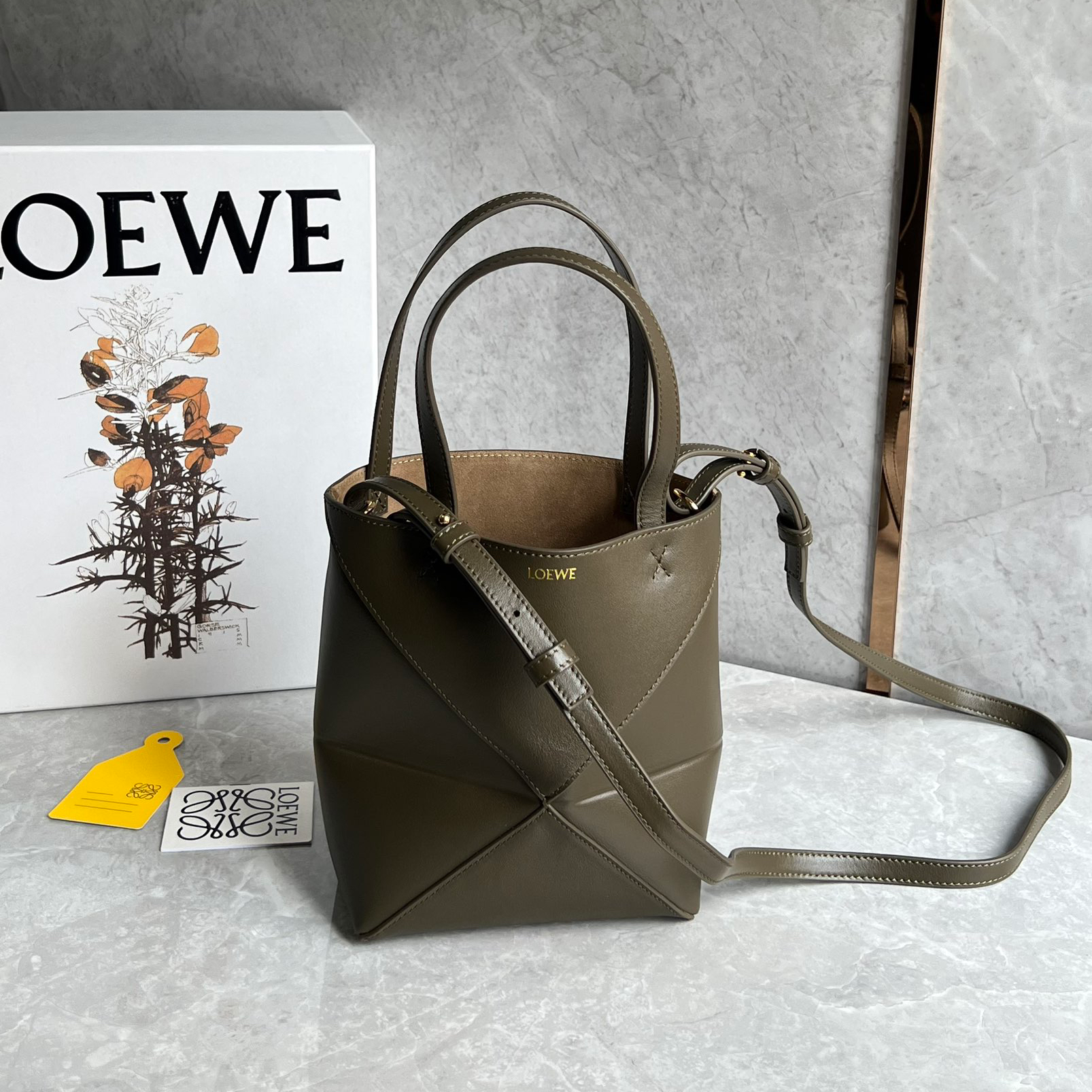 Loewe zzle fold series foldable tote bag 0693