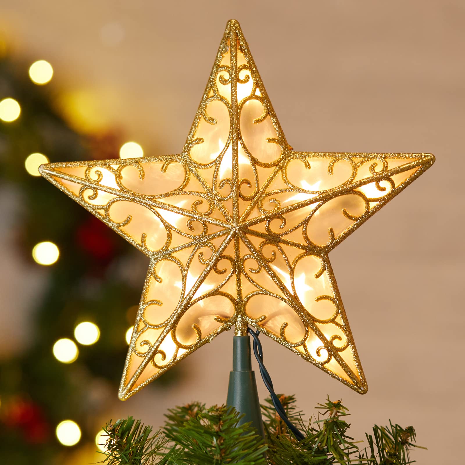 🎄Early Christmas Sale 49% OFF🎄Christmas Tree Topper Star Lights
