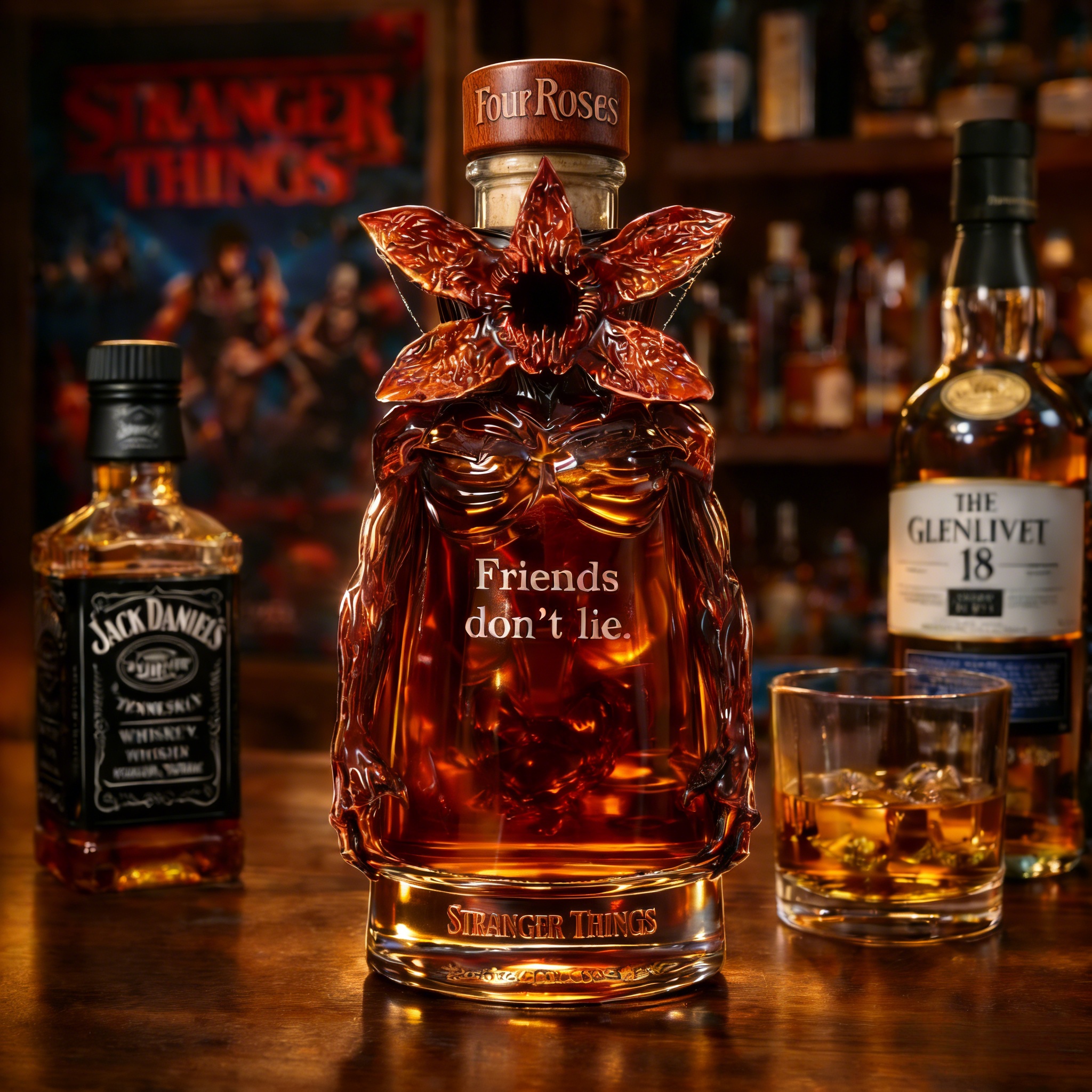 Stranger Things – The Other Side Ritual Whisky Bottle