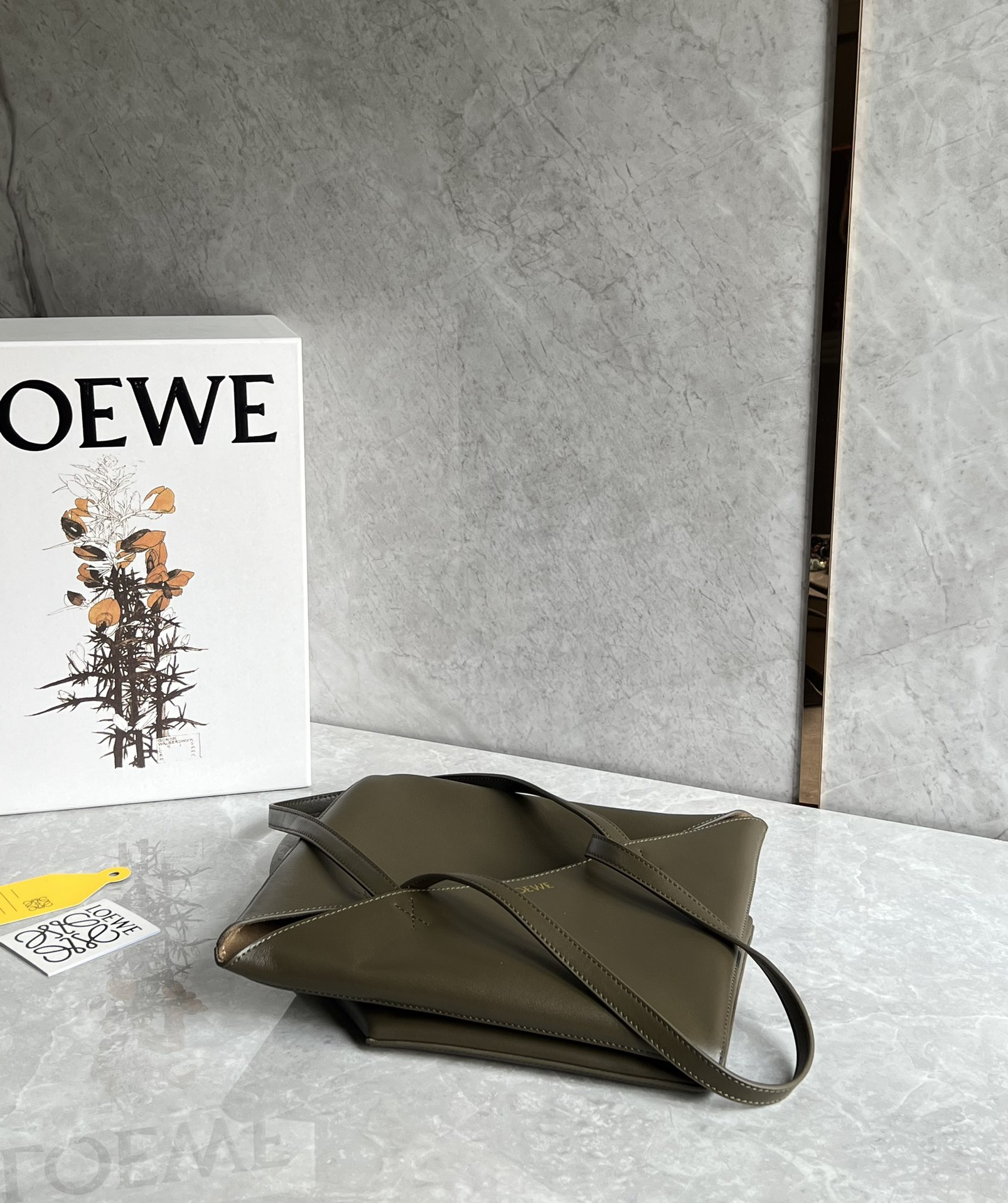 Loewe zzle fold series foldable tote bag 0693