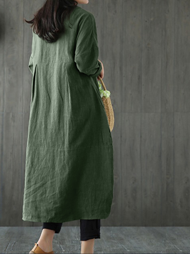 Cross Slit Bottom Cocoon Maxi Dress