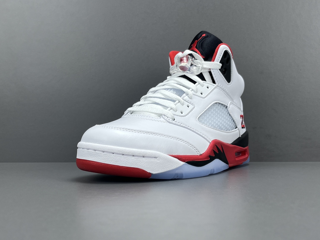 Jordan Air Jordan 5 Retro Fire Red Black Tongue  HQ7978-101