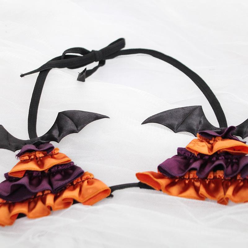 Little Devil Halter Bikini Lingerie Set