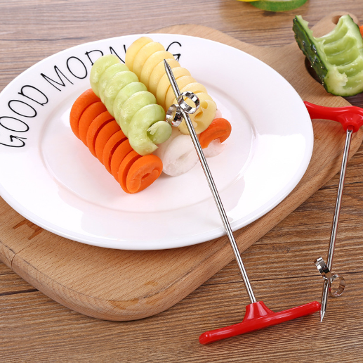 (🔥CHRISTMAS SALE 50% OFF)Vegetable Fruit Spiral Knife-BUY 3 GET 2 FREE NOW!