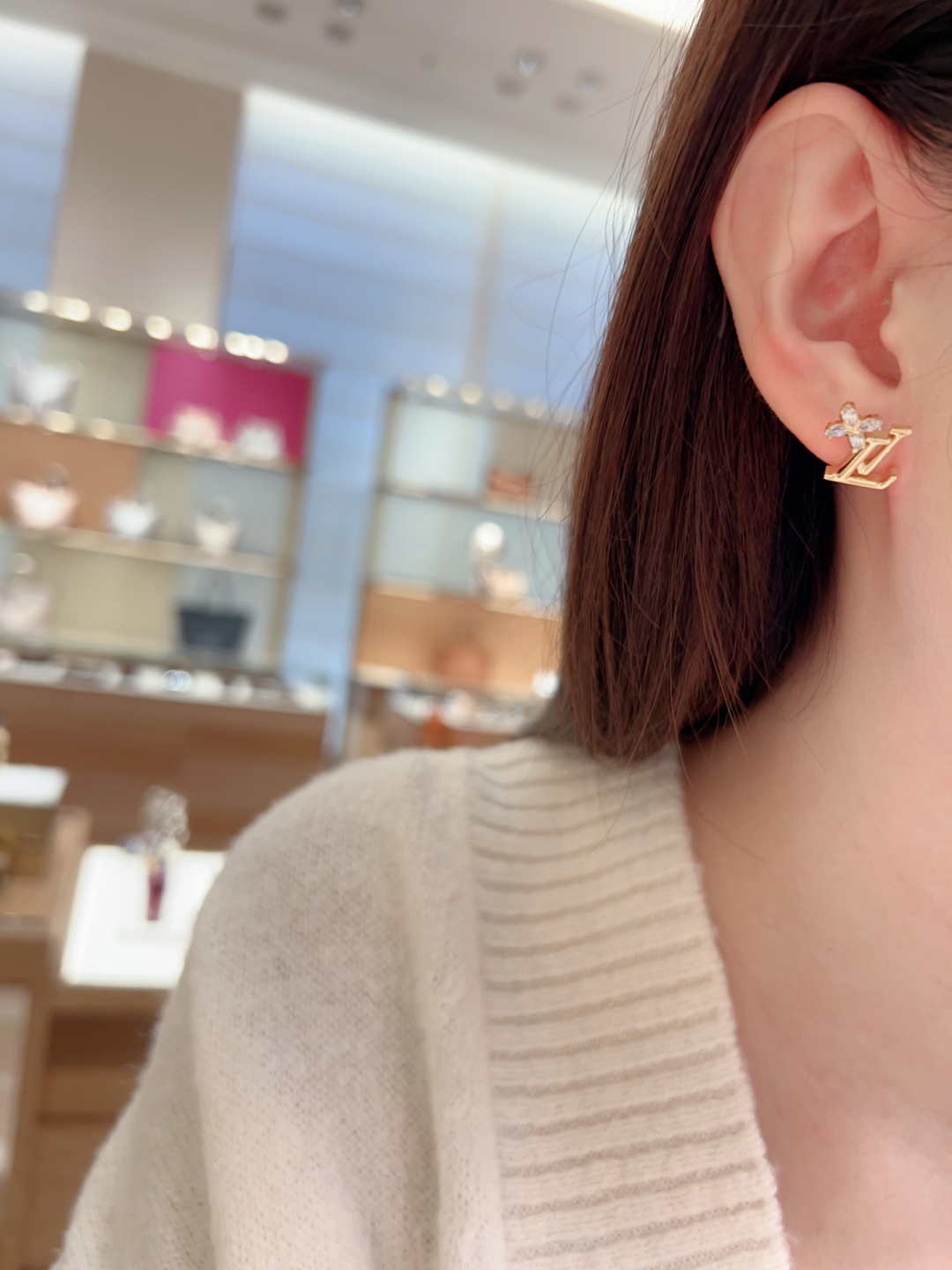 Louis Vuitton Floral Stud Earrings