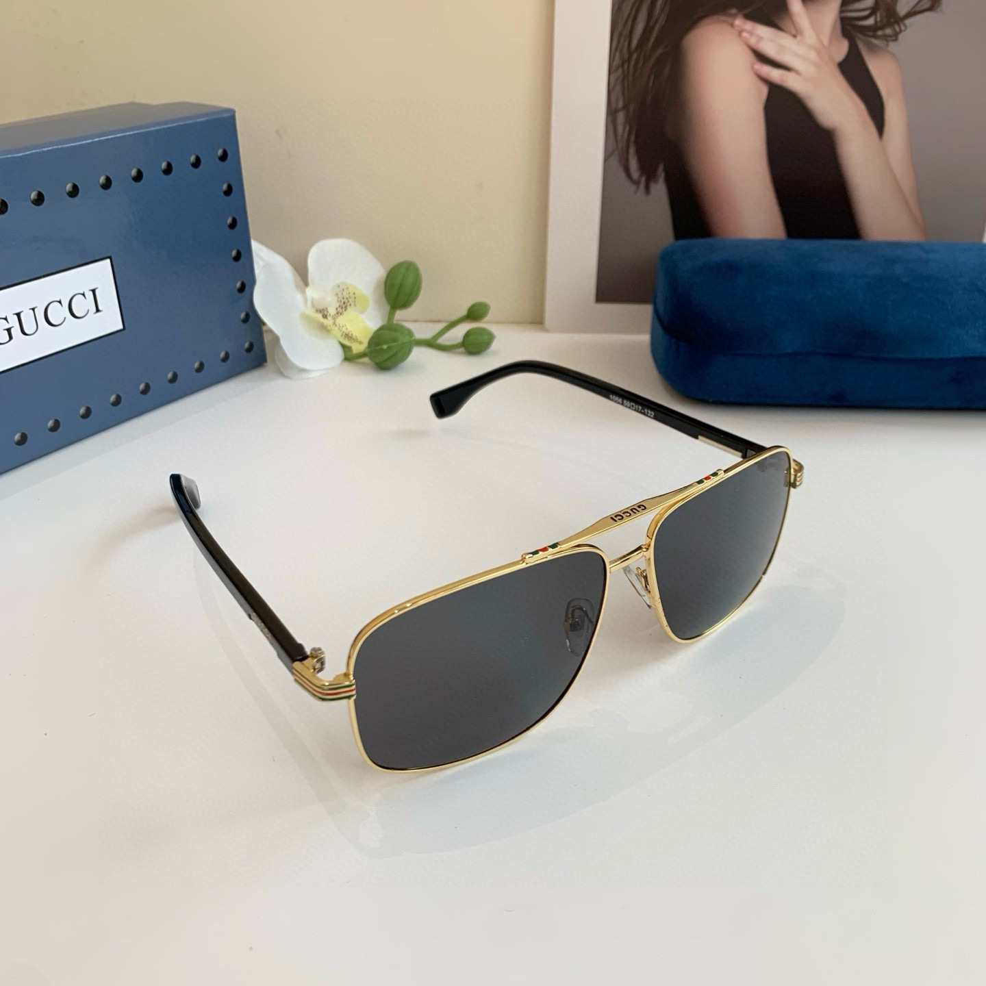 Gucci Round Frame Sunglasses