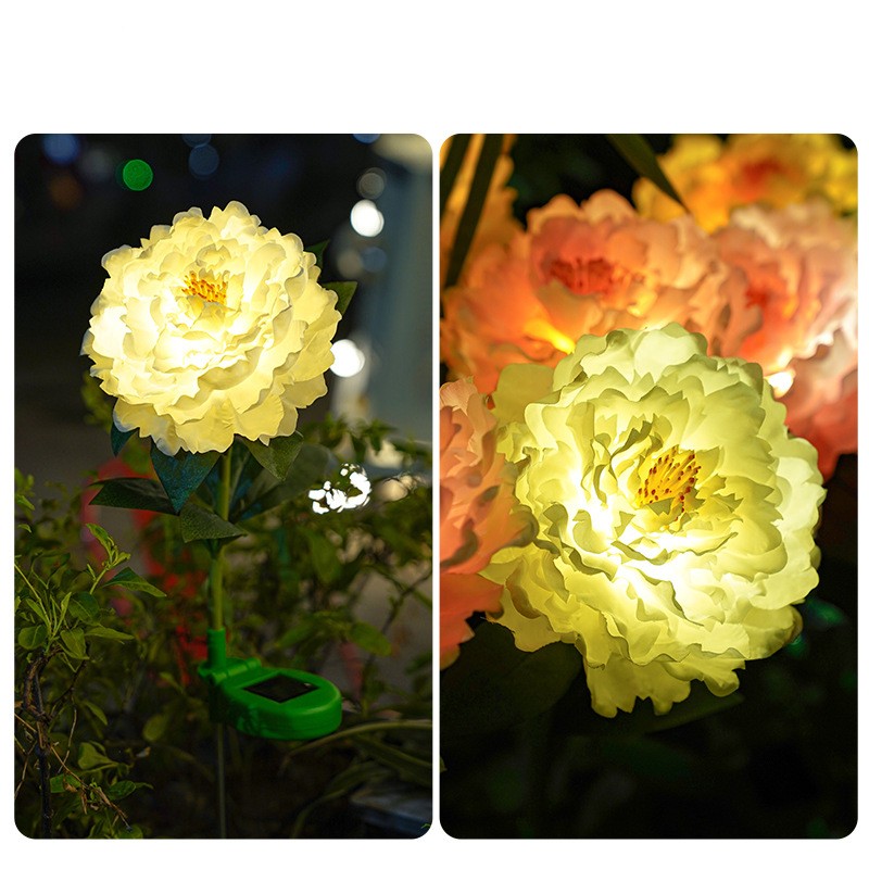 💥Last Day Promotion-[SAVE 50% OFF]--Solar Peony Flower Decorative Light--BUY 3 GET 10% OFF & FREE SHIPPING