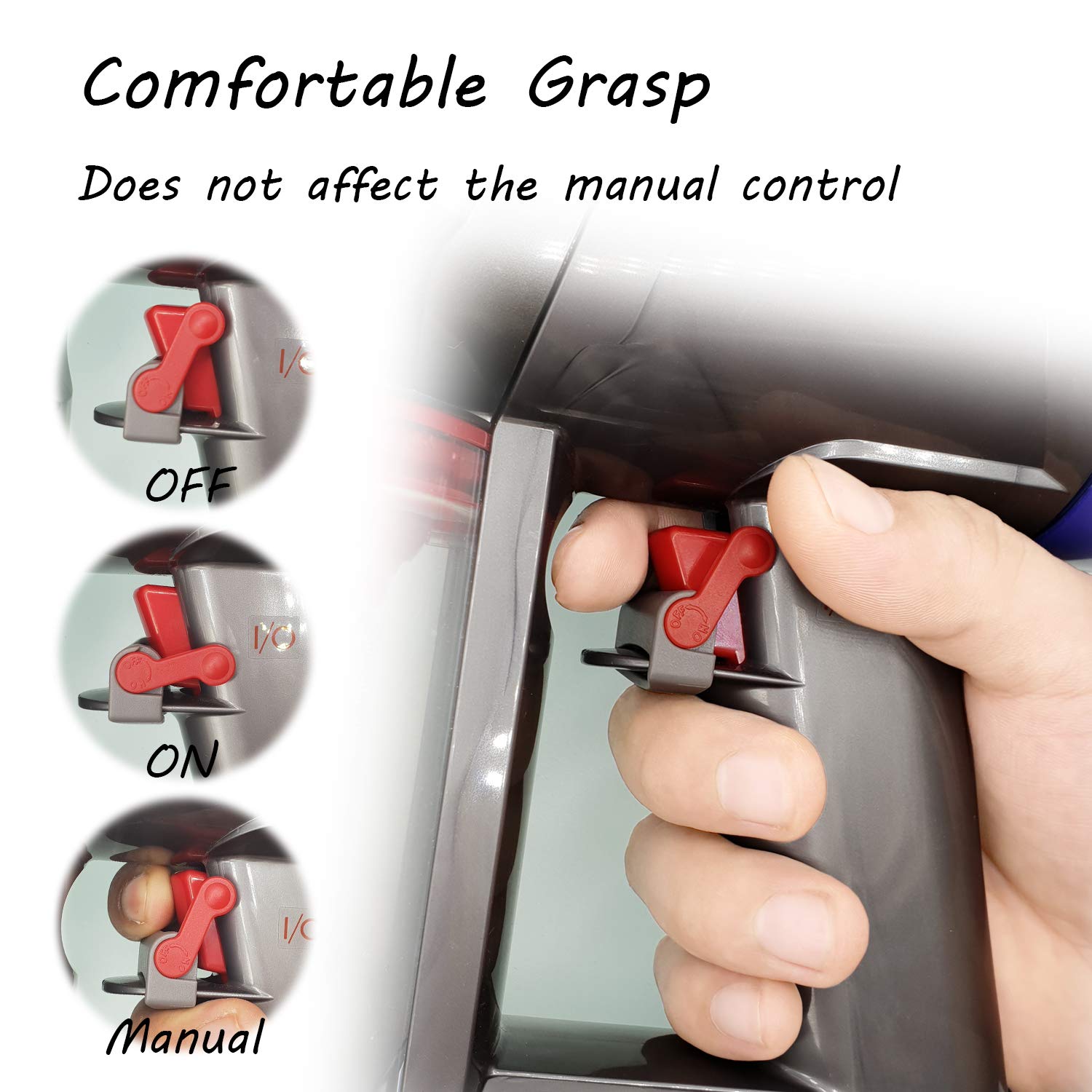 🔥Last Day 50% OFF🔥Power Button On/Off Control Clamp Compatible with Absolute/Motorhead V6 V8 V7 V10 V11 V15 Series Vacuum Cleaner