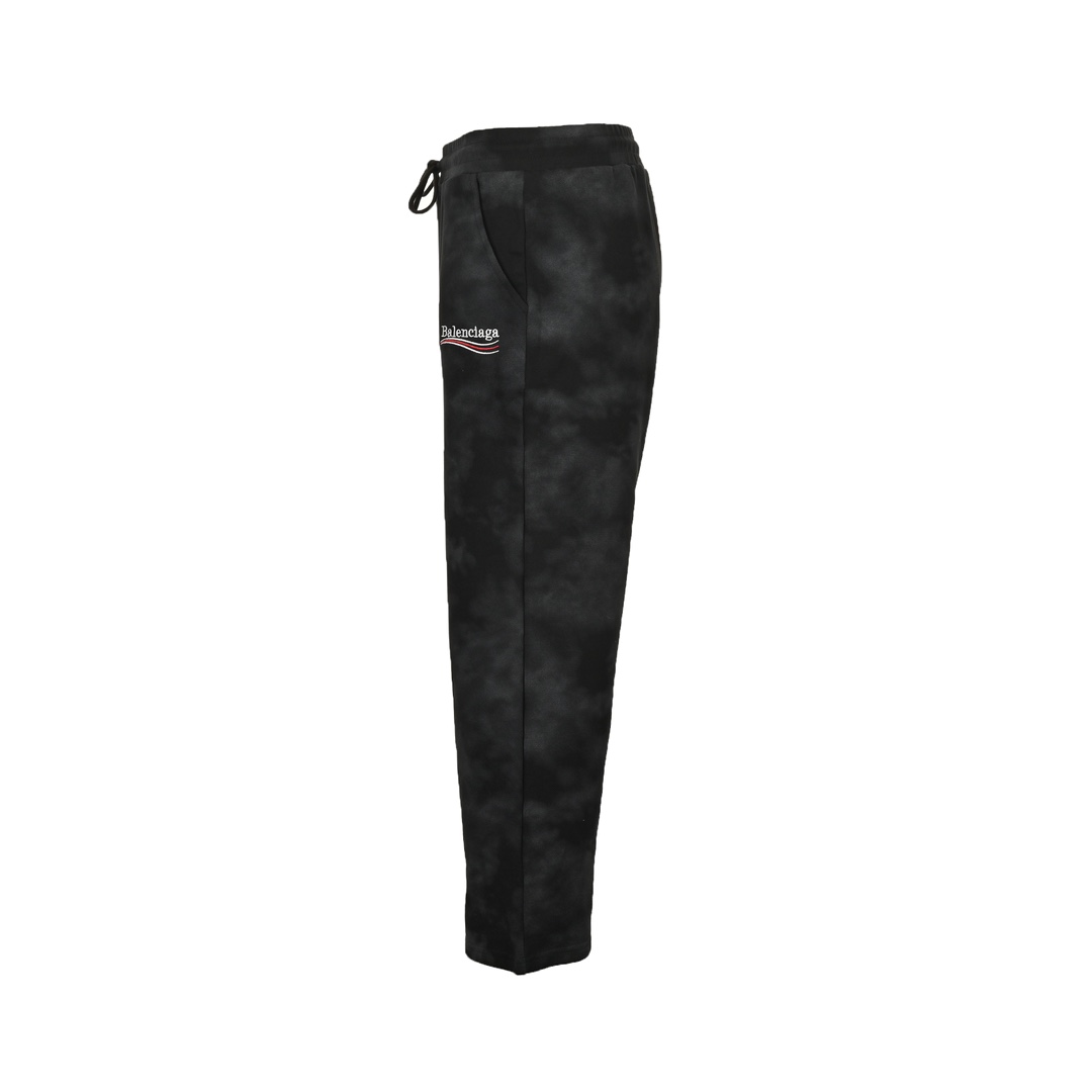 Balenciaga 24Fw embroidered cola mud-dyed washed trousers