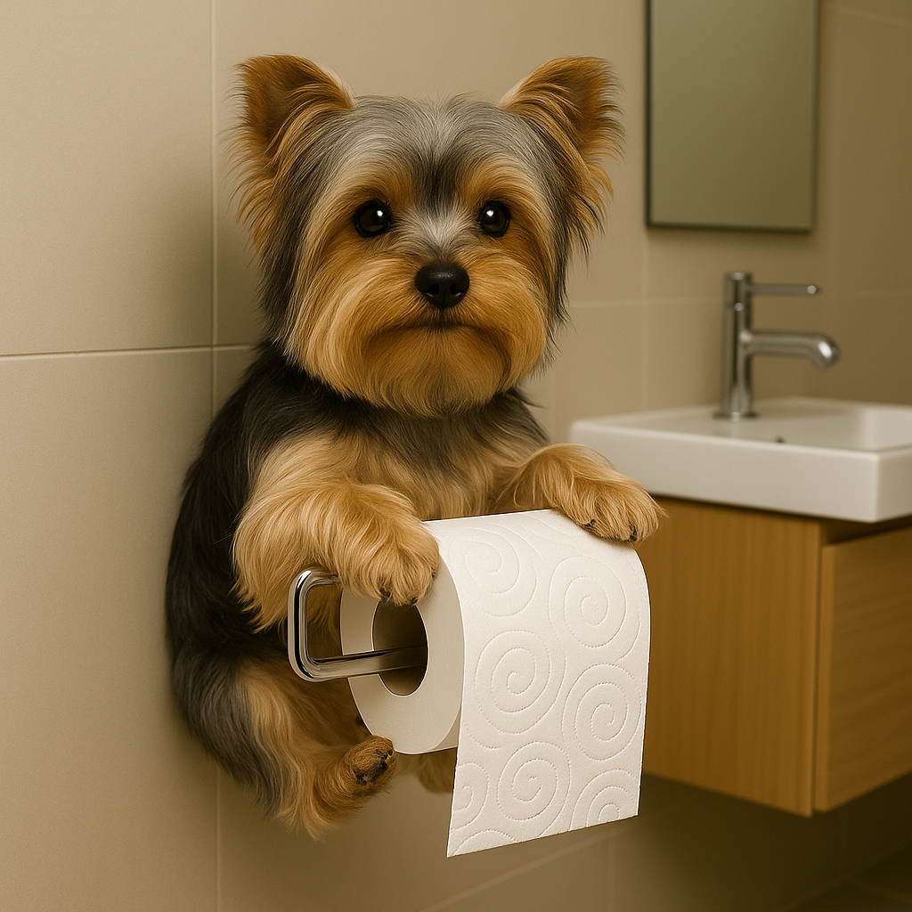 Paw-lease Hold Toilet Paper Buddy