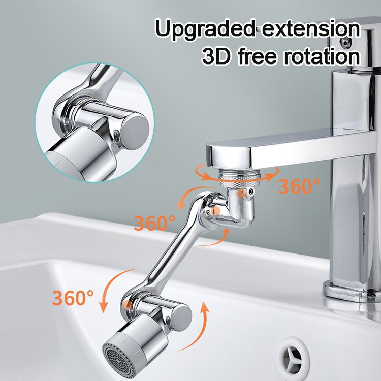 💥Today's Promotion-[SAVE 50% OFF]--German 1080° Rotation Multi-purpose Universal Tap Adapter--BUY 2 GET 1 FREE & FREE SHIPPING