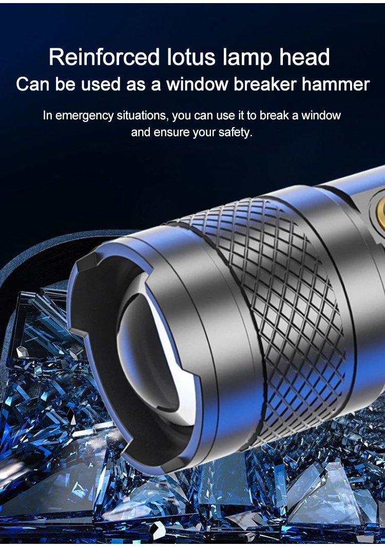 (🔥Last Day Promotion-SAVE 50% OFF)Multifunctional White Laser Super Bright Flashlight - Buy 2 and get free shipping