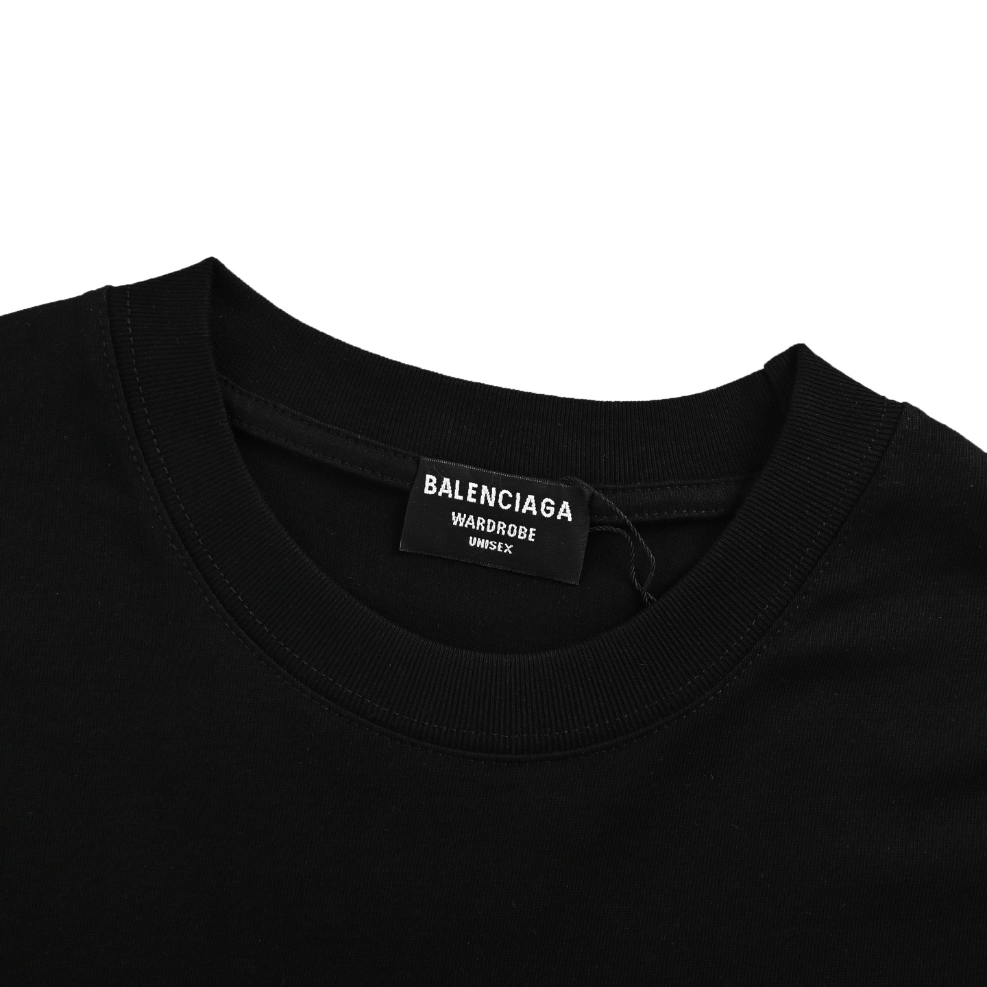 Balenciaga 25ss ring embossed letter logo short sleeve
