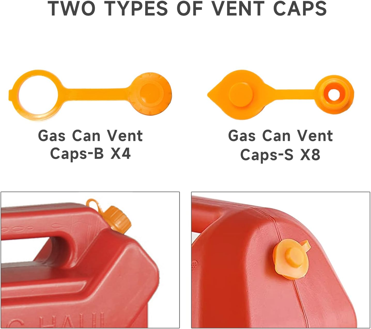 Gas Can Spout Replacement(4 Kits)