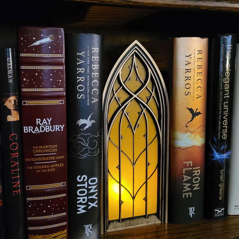 Fantasy Window Book Nook with Light