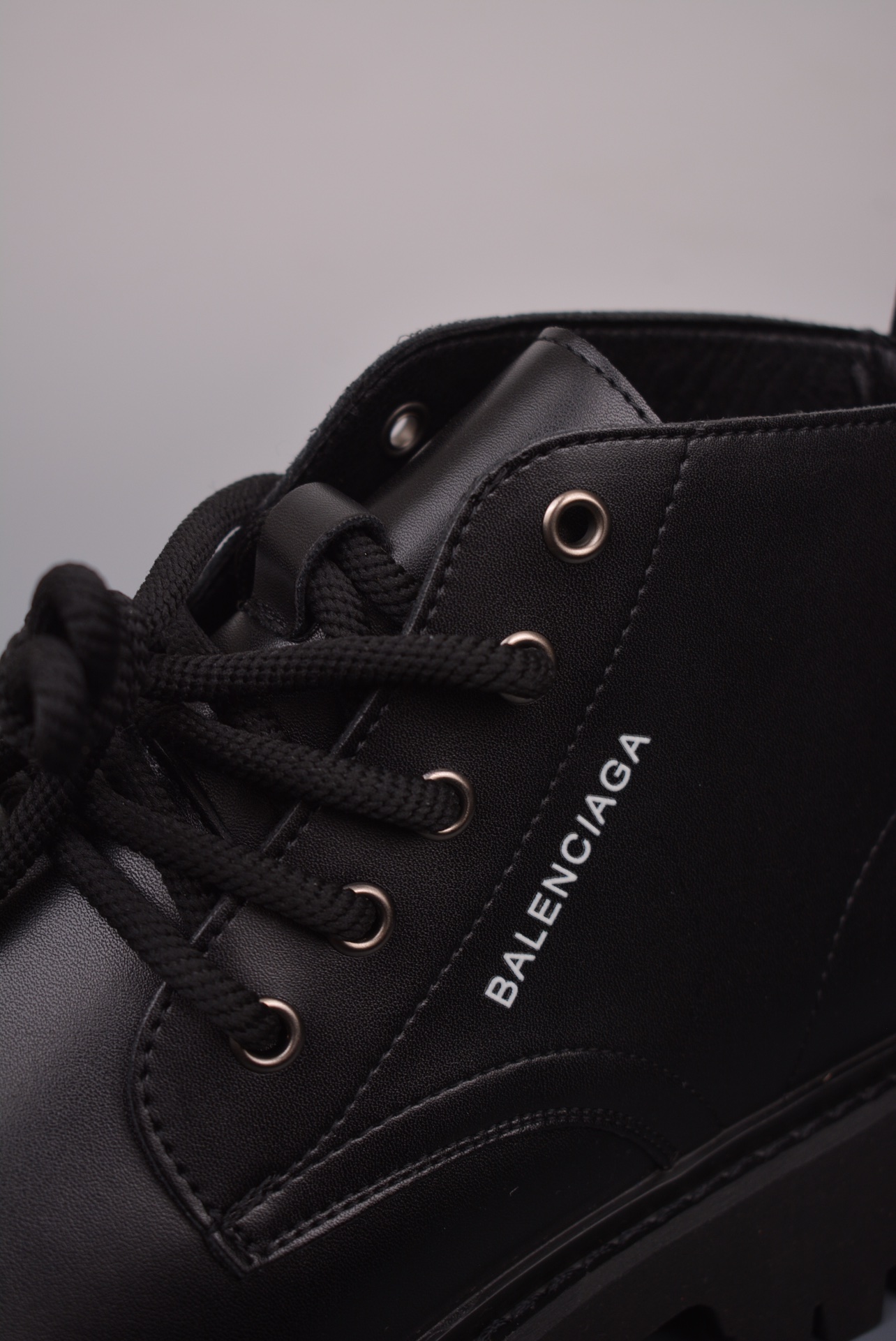 Balenciaga Derby Round Toe Shoes Mid-cut