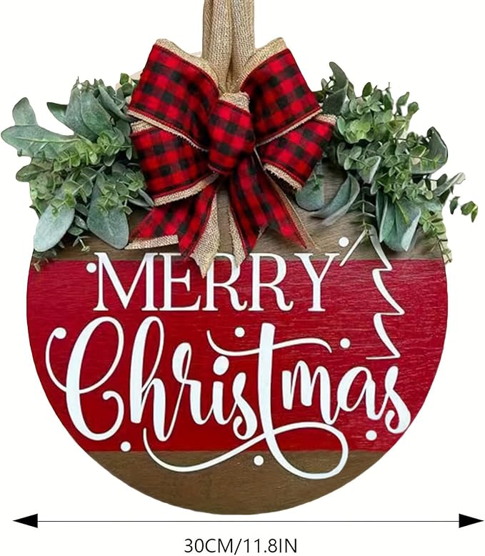 💐💐Christmas Front Door Wreath Decoration