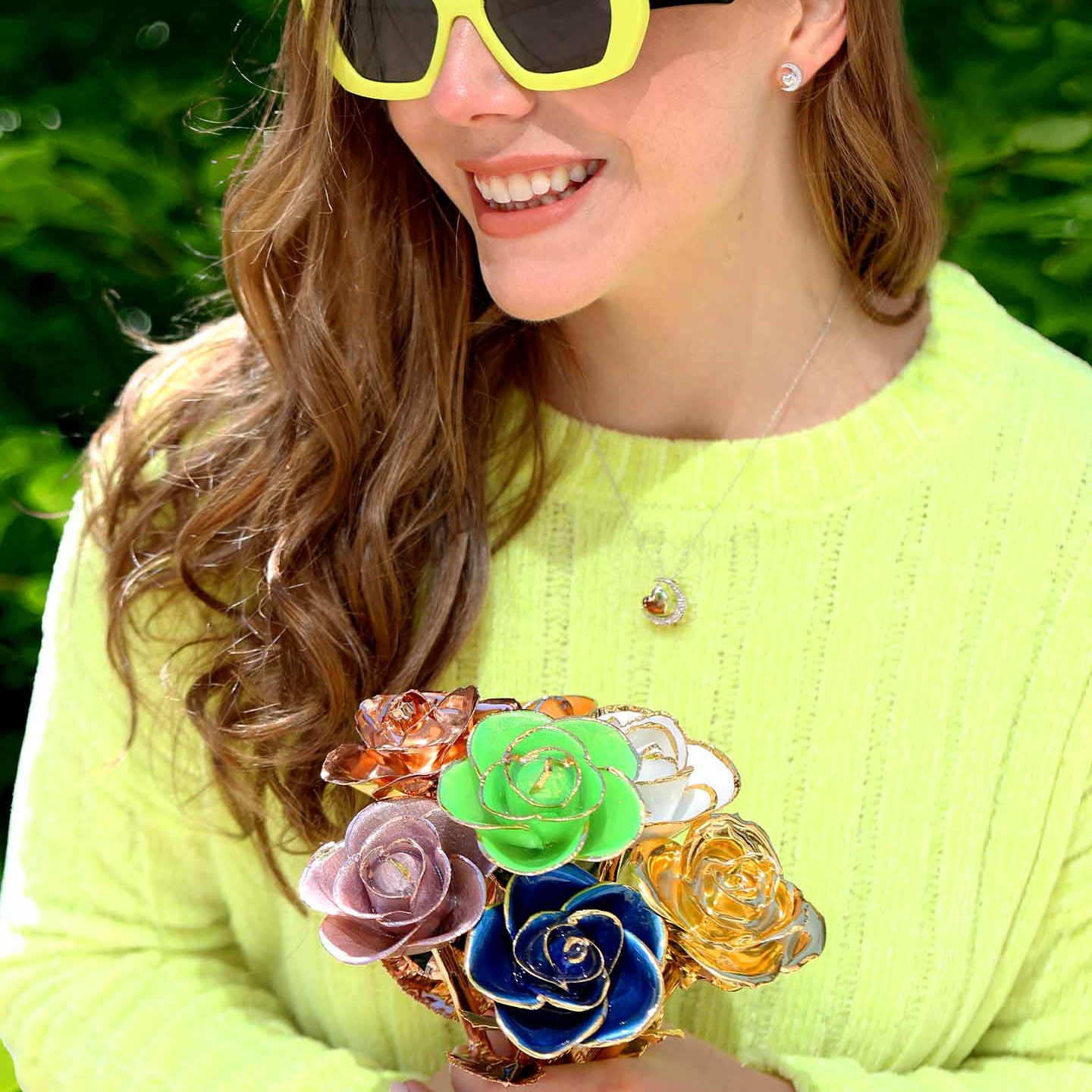 🔥HOT SALE🔥24kt Gold Dipped Rose Real Rose