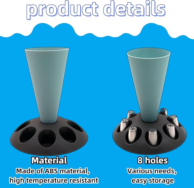 💥Daily Sales of 1000+🔥Piping Bag Tip Holder & Framing nozzle organizer-Buy 2 Get 10% OFF & Free Shipping