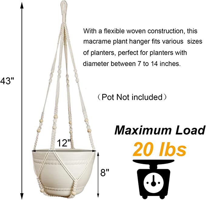 Hand-Woven Gardening  Hanging Plant Stand