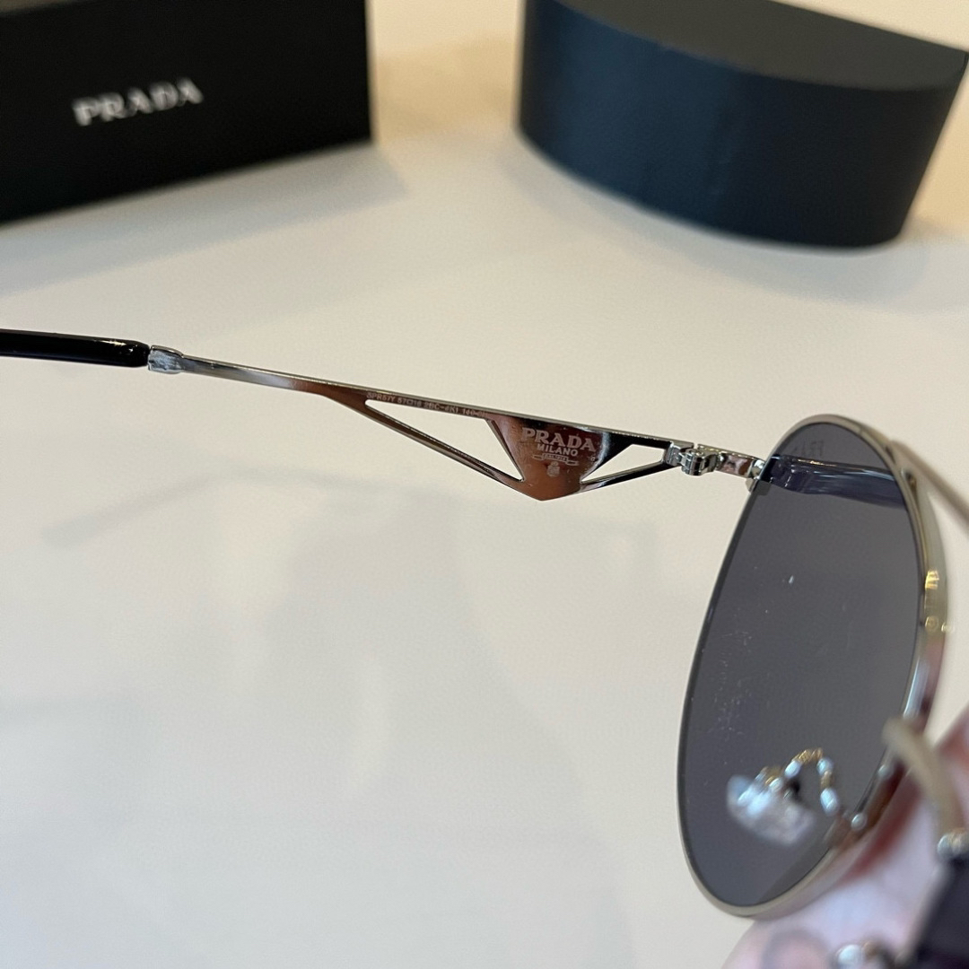 Prada round frame sunglasses