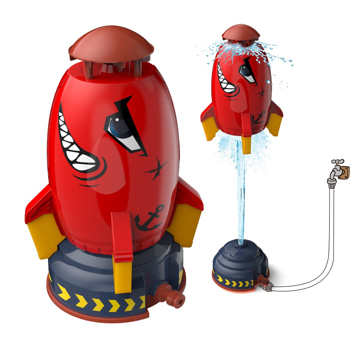 🔥Last Day Promotion-[SAVE 65% OFF]--2023 Summer Toy--Launch Water Rocket Outdoor Sprinkler Toy--BUY 2 GET FREE SHIPPING