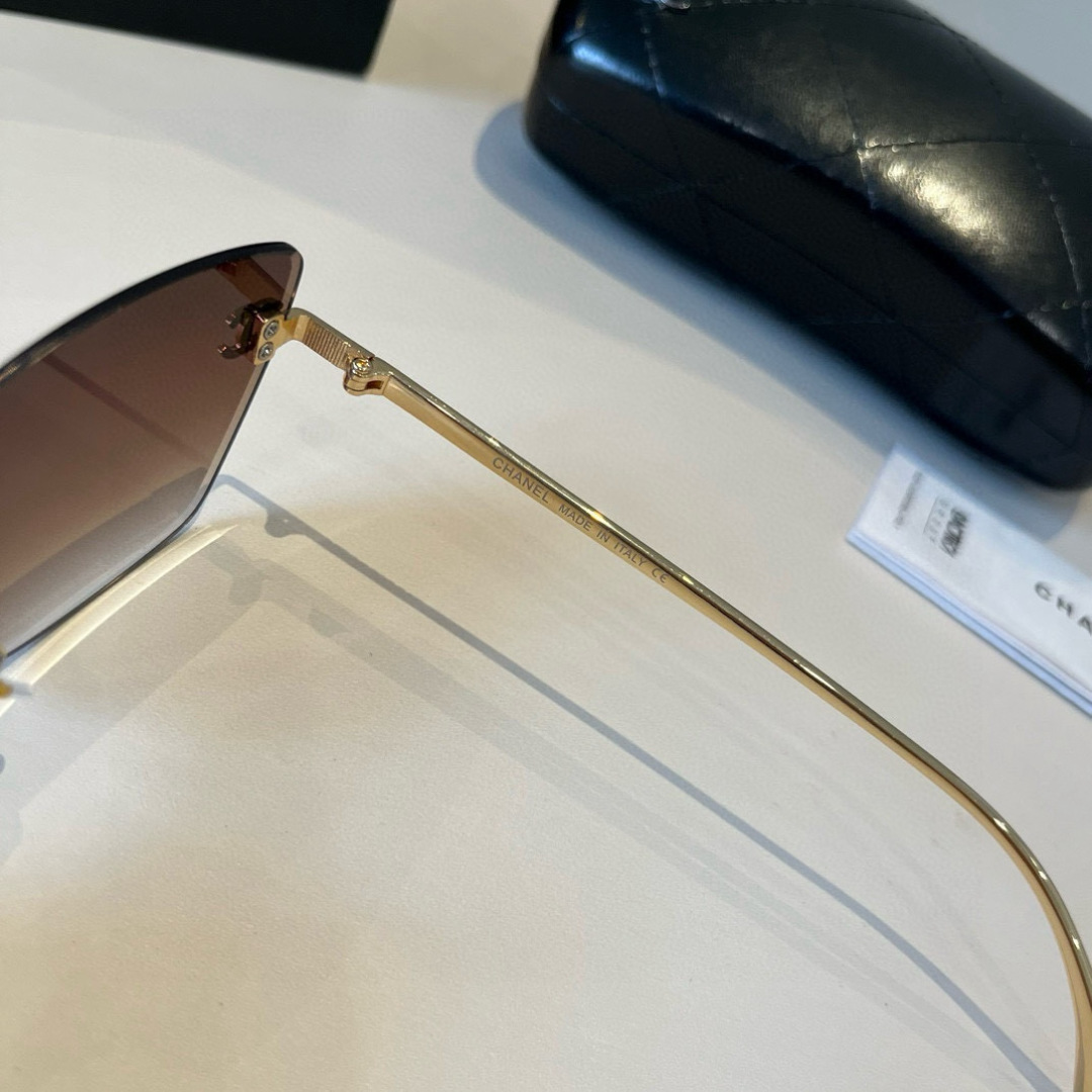 Chanel rimless sunglasses