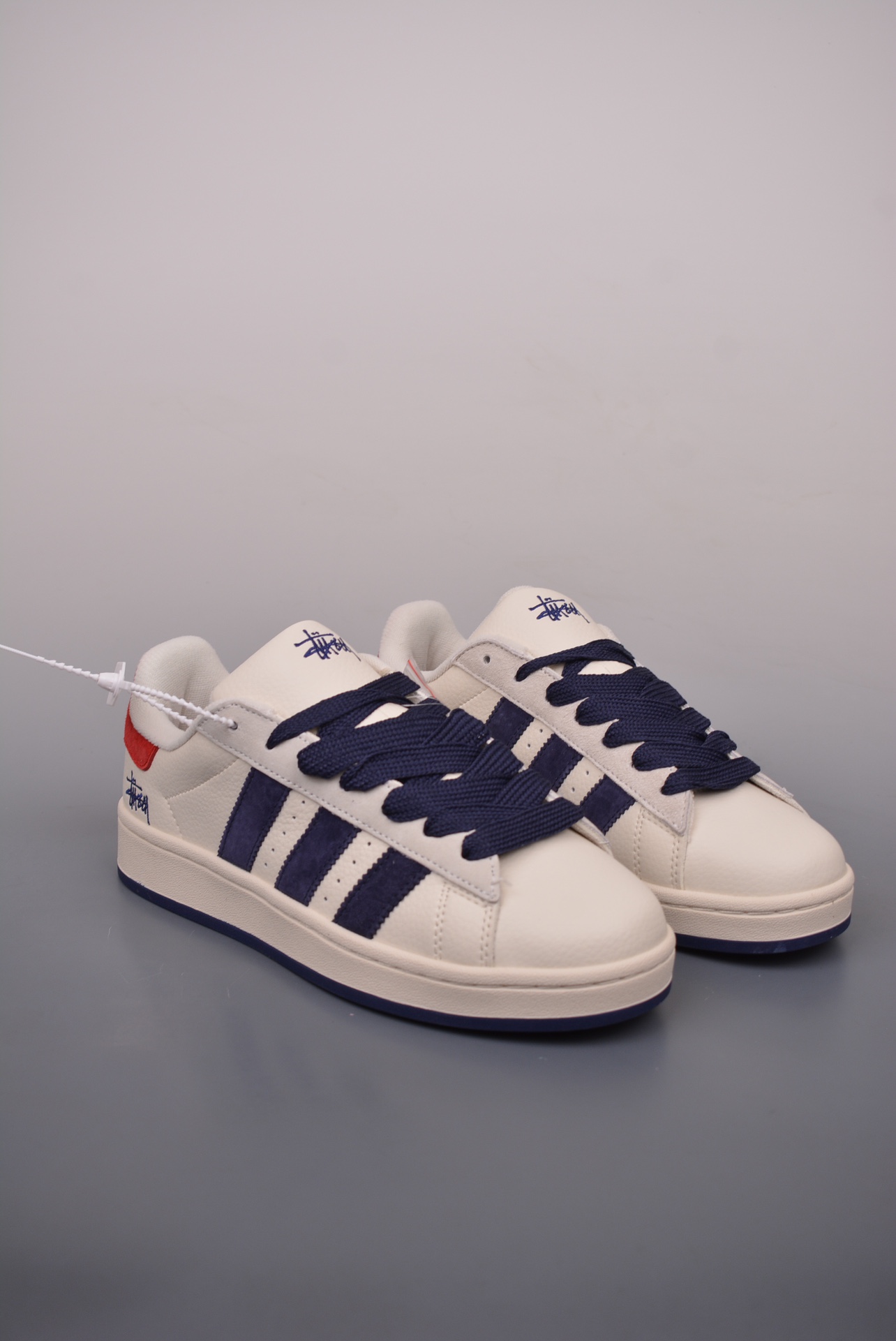 Stussy x Adidas Originals Campus 00s Beige Blue  LJ5102