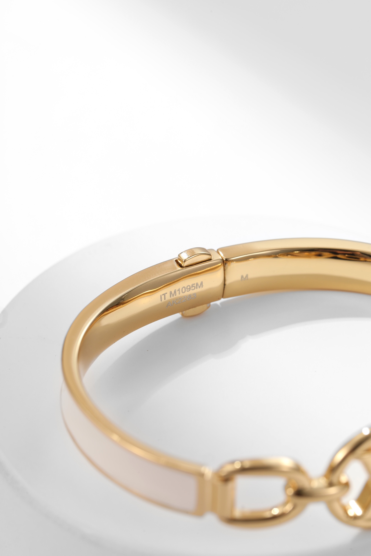 Louis Vuitton White Enamel Bracelet