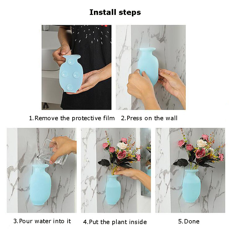 [BUY MORE SAVE MORE] Upgrade Magic Traceless Silicone Flower Vase