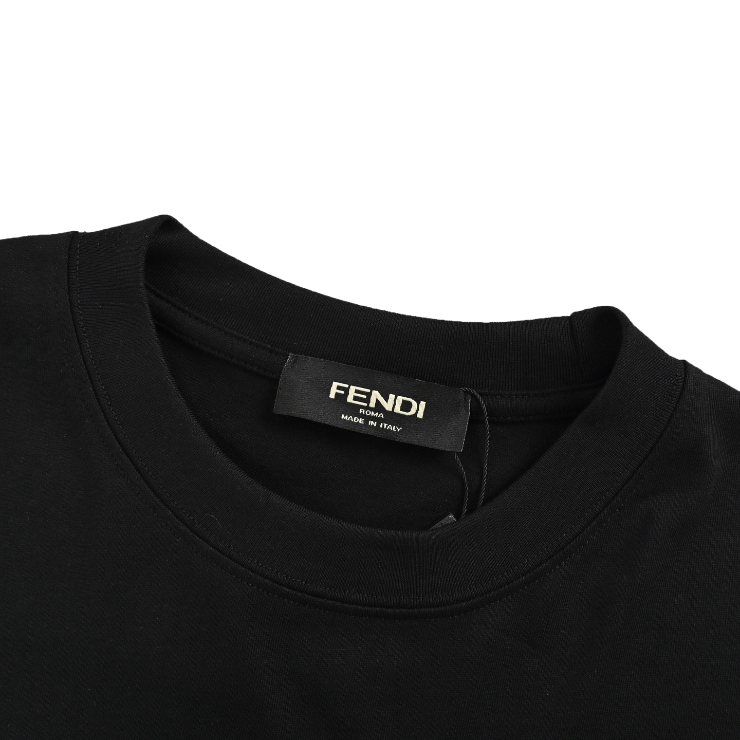Fendi 25ss FF embroidered logo short sleeve