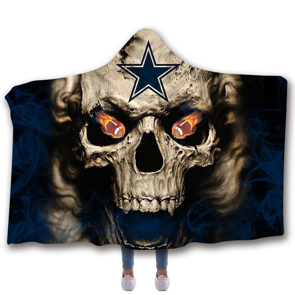 DALLAS COWBOYS CLASSIC 3D HOODED BLANKET