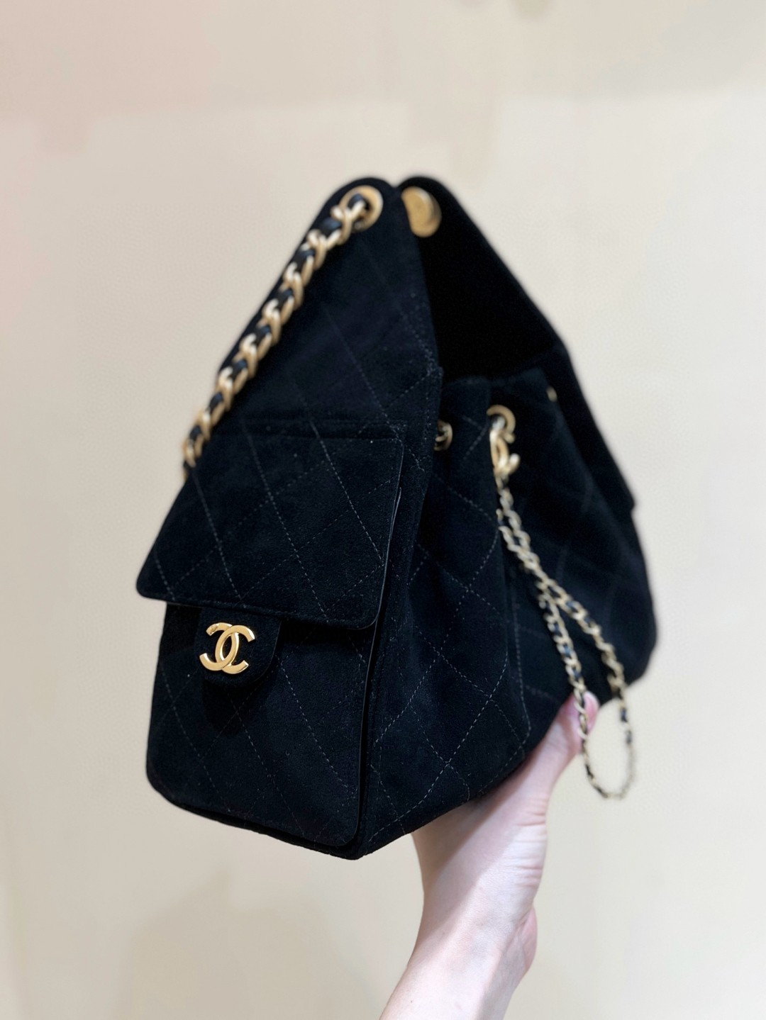Chanel 25C Early Spring Series Hobo Underarm Bag AS5293