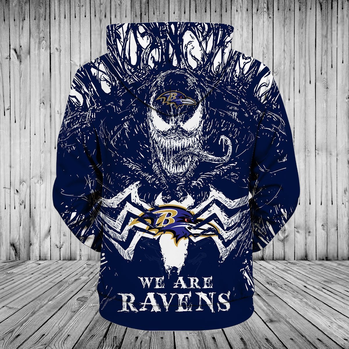 RAVENS 3D HOODIE VN12