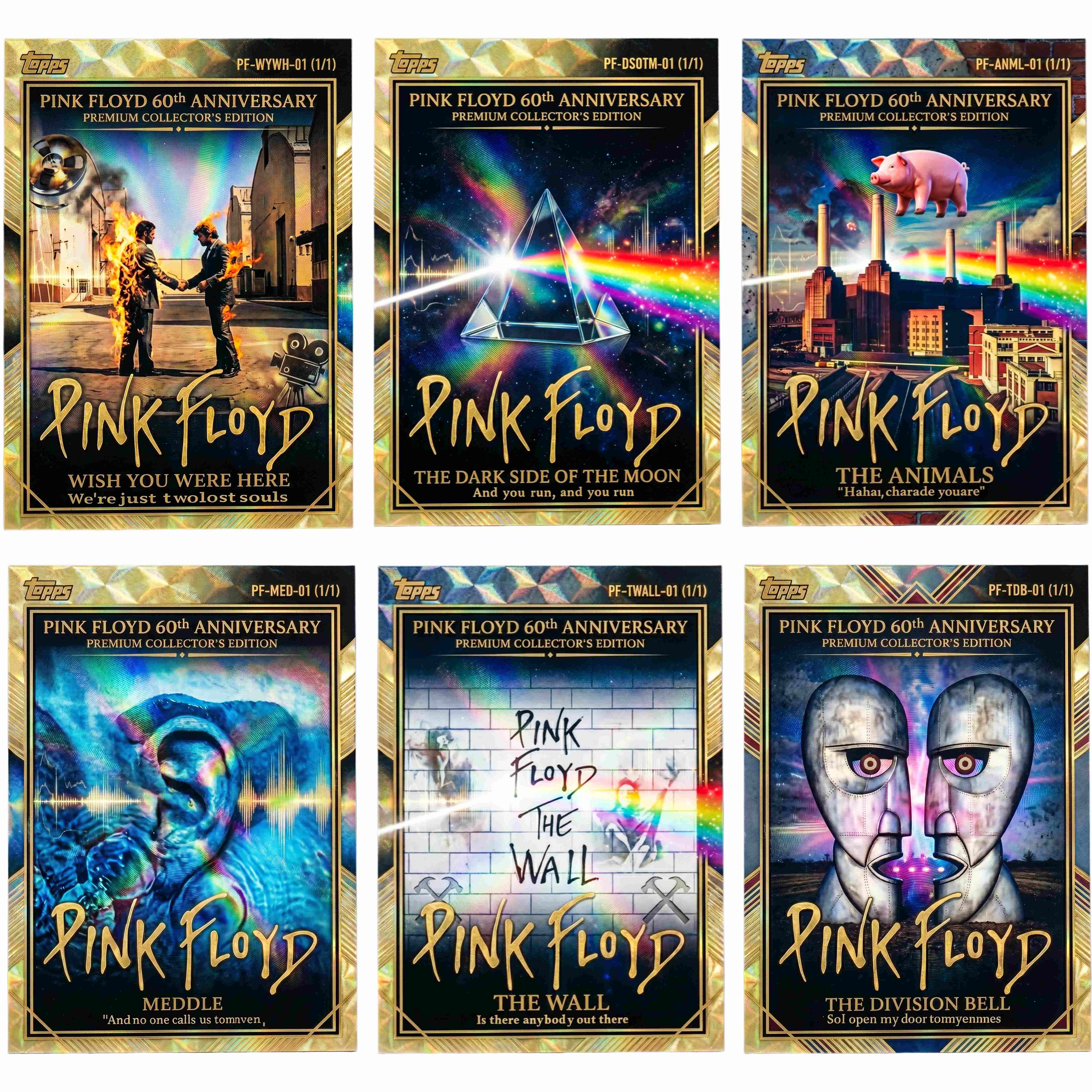 Pink Floyd 60th Collector Cards 🌈