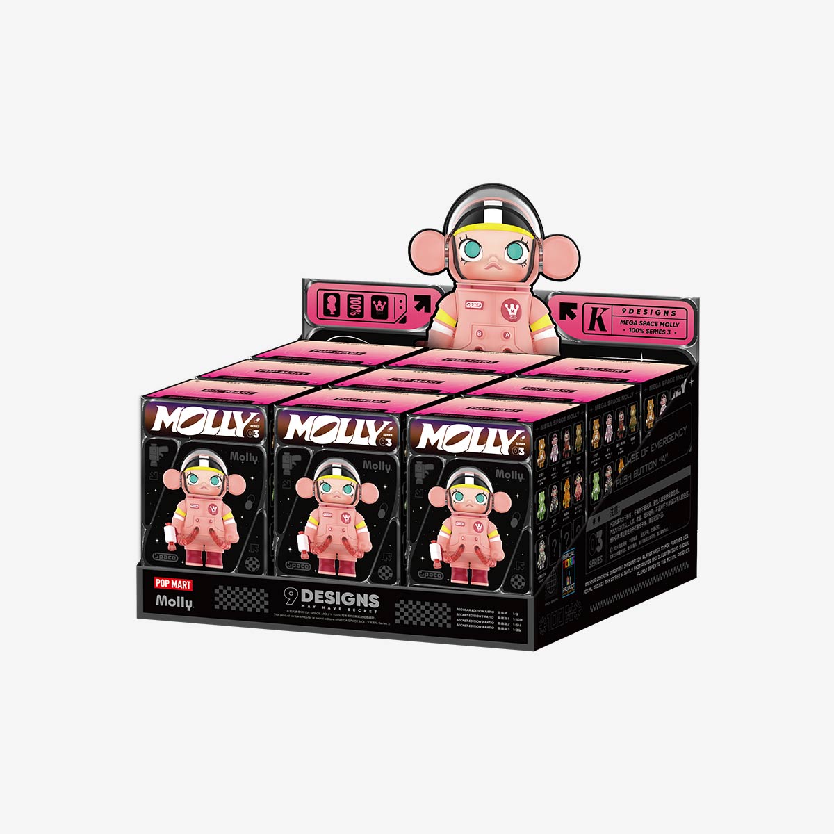POP MART MEGA SPACE MOLLY 100% Series 3 [1 Blind Box]